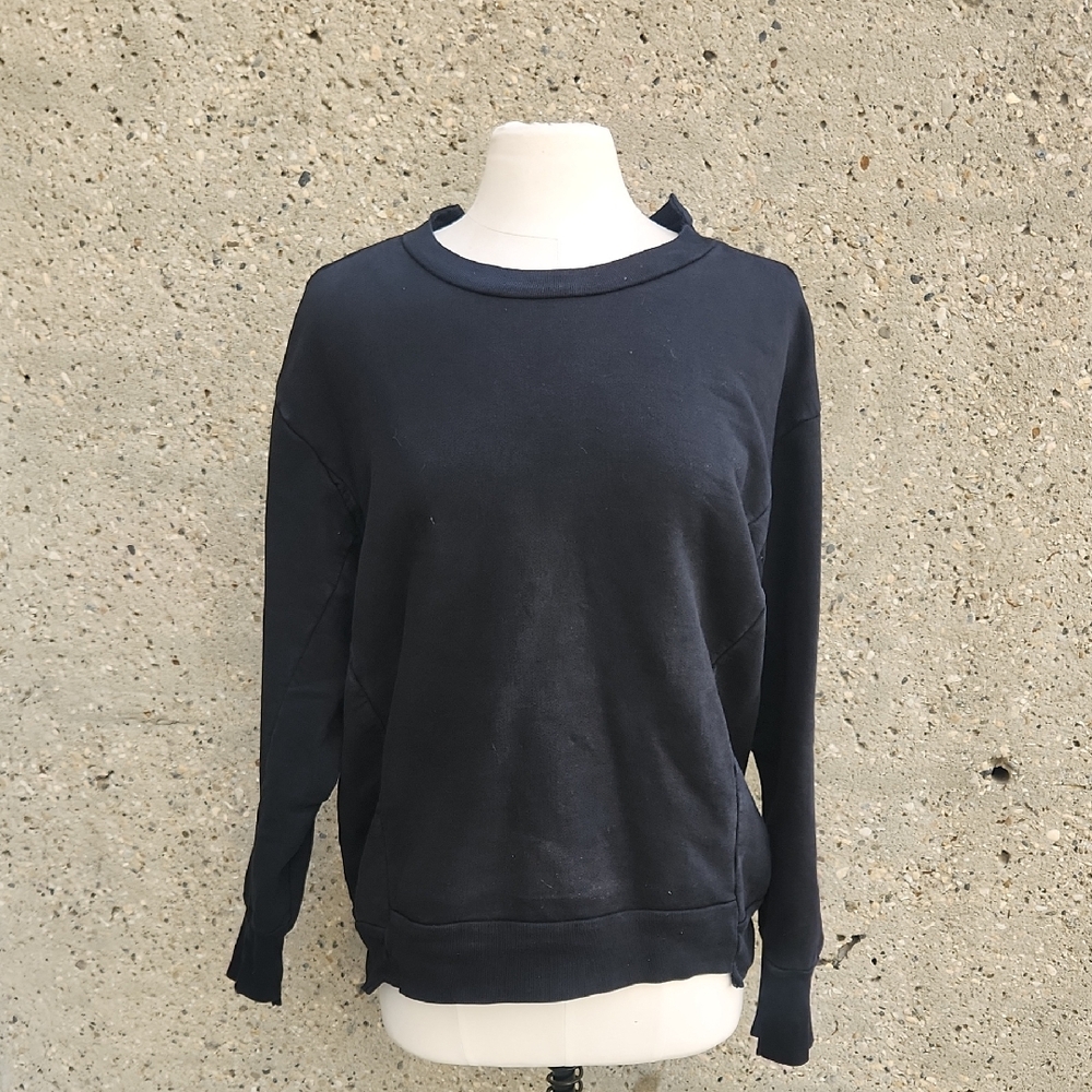 Frame Denim Black Women's Crew Neck Sweater